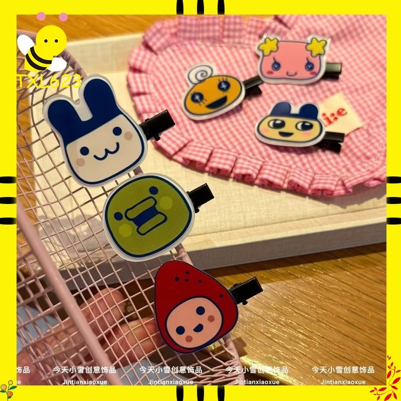 Hair Bundles - Tamagotchi Serisi Saç Tokası Karikatür Ördek