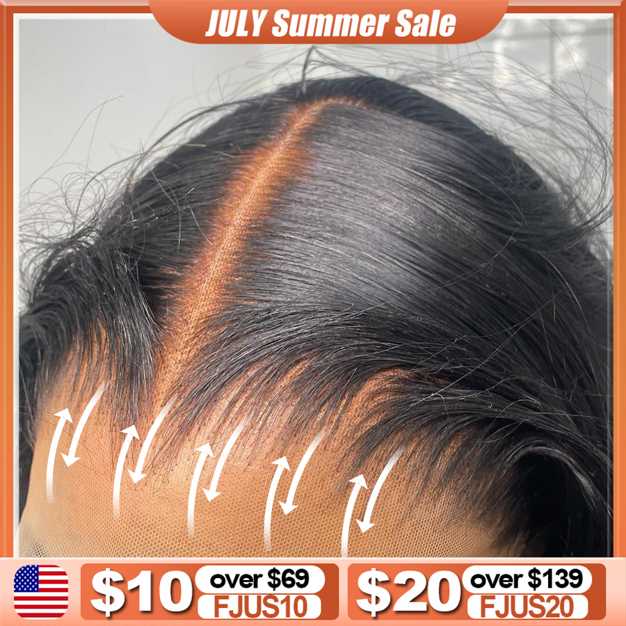 Hd Lace Frontal Wig Human Hair Pre Plucked - BEEOS Ultra Fitted 13X6 HD Şeffaf