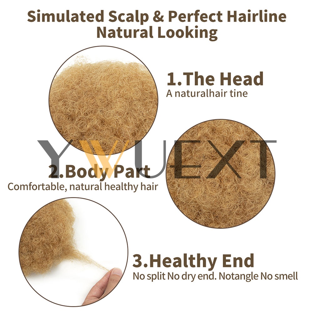 YWUEXT Bal Altın Afro Kinky Pu - Drawstring Afro Curly Puff Ponytail incelemesi ve fiyatı