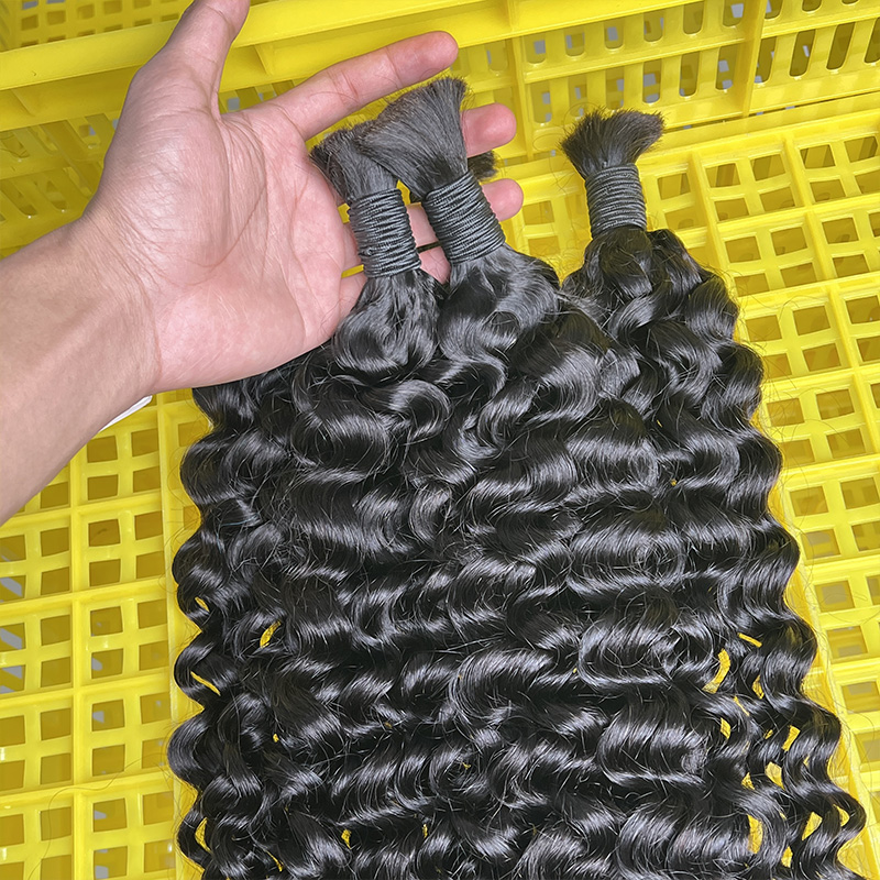 %100 İnsan Saçı Toplu Halde Ör - Water Wave Bulk Human Hair For Braiding incelemesi ve fiyatı