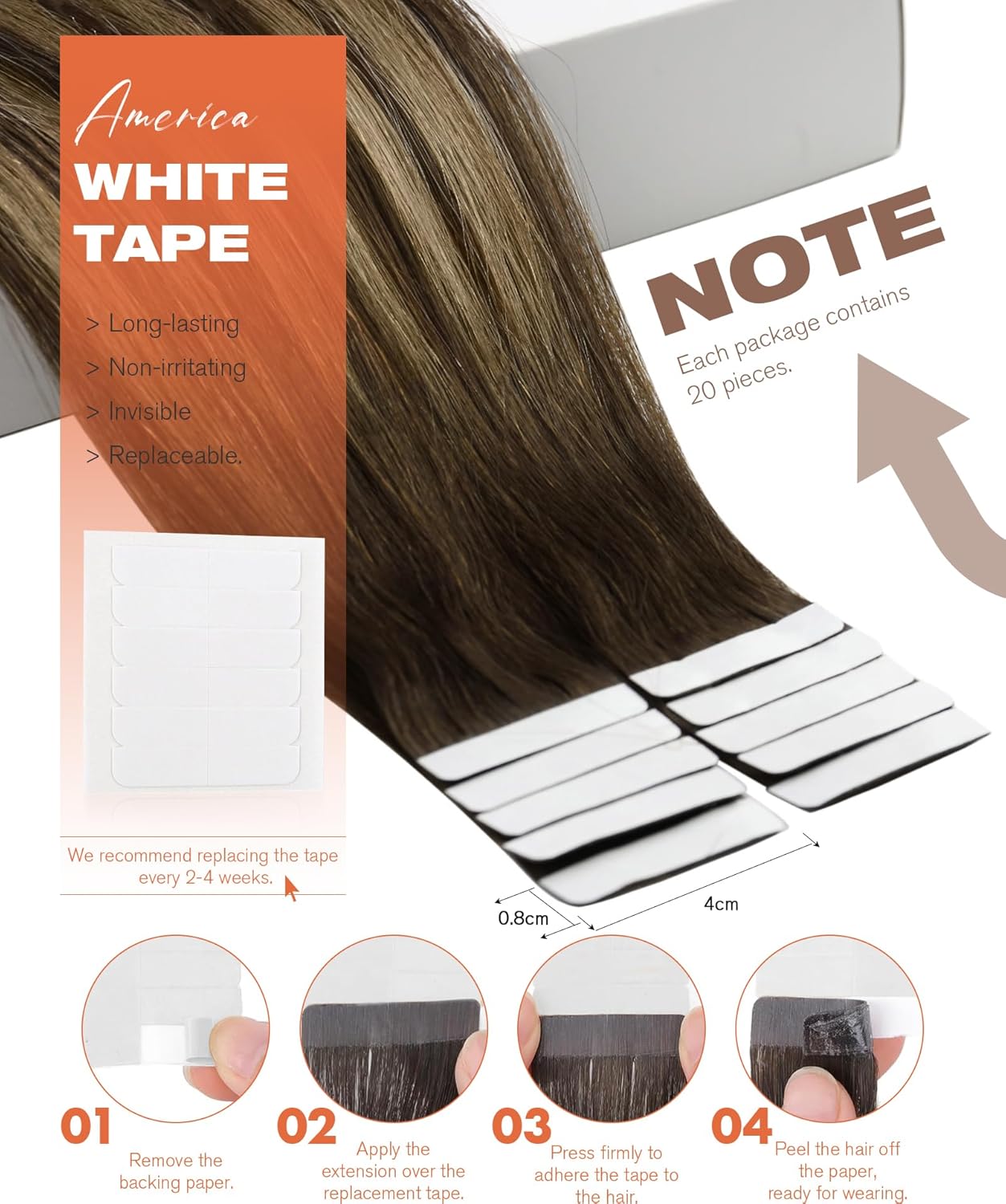 VeSunny Remy Bantlı Saç Uzantı - Invisible Tape In Extensions Real Hair incelemesi ve fiyatı