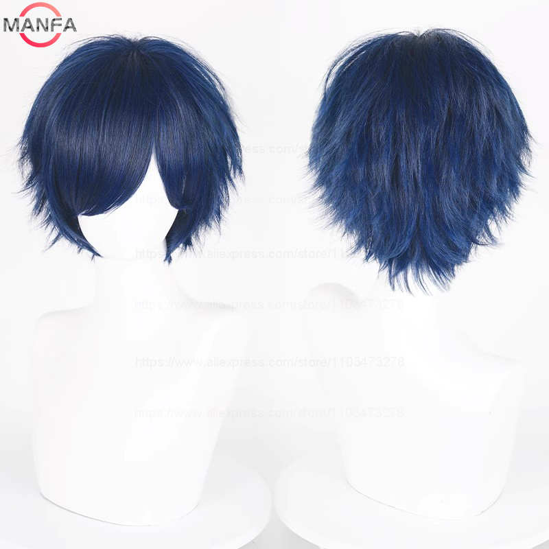 Anime 30cm kısa düz Cosplay pe - Synthetic Braided Wigs For Black Women incelemesi ve fiyatı
