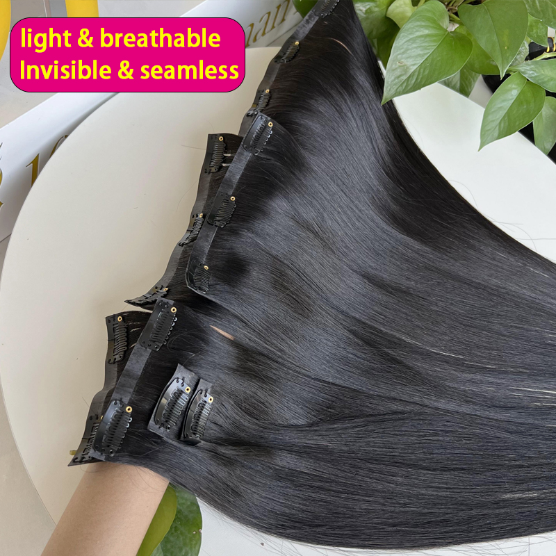 7 Parça Görünmez Dikişsiz PU K - Seamless Clip In Hair Extensions Human Hair incelemesi ve fiyatı