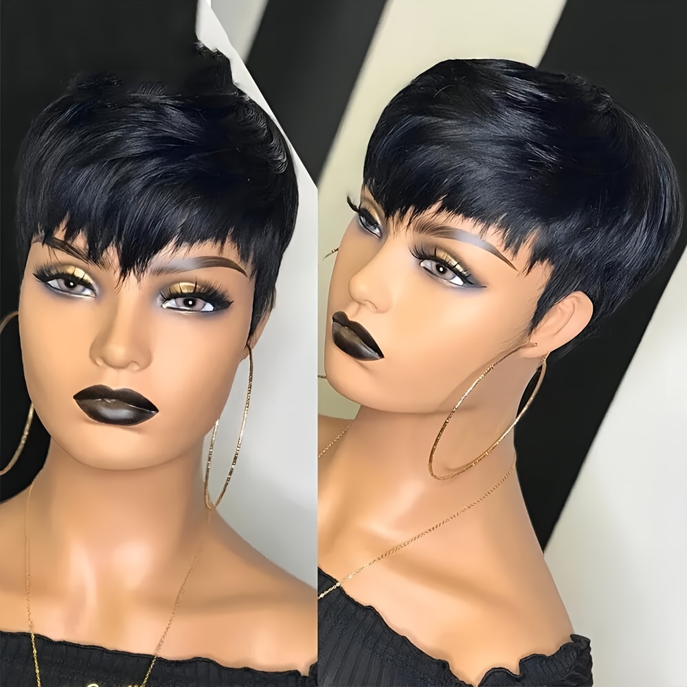 Kısa Pixie Peruk İnsan Saç Kat - Short Pixie Cut Wig Human Hair Cheap incelemesi ve fiyatı