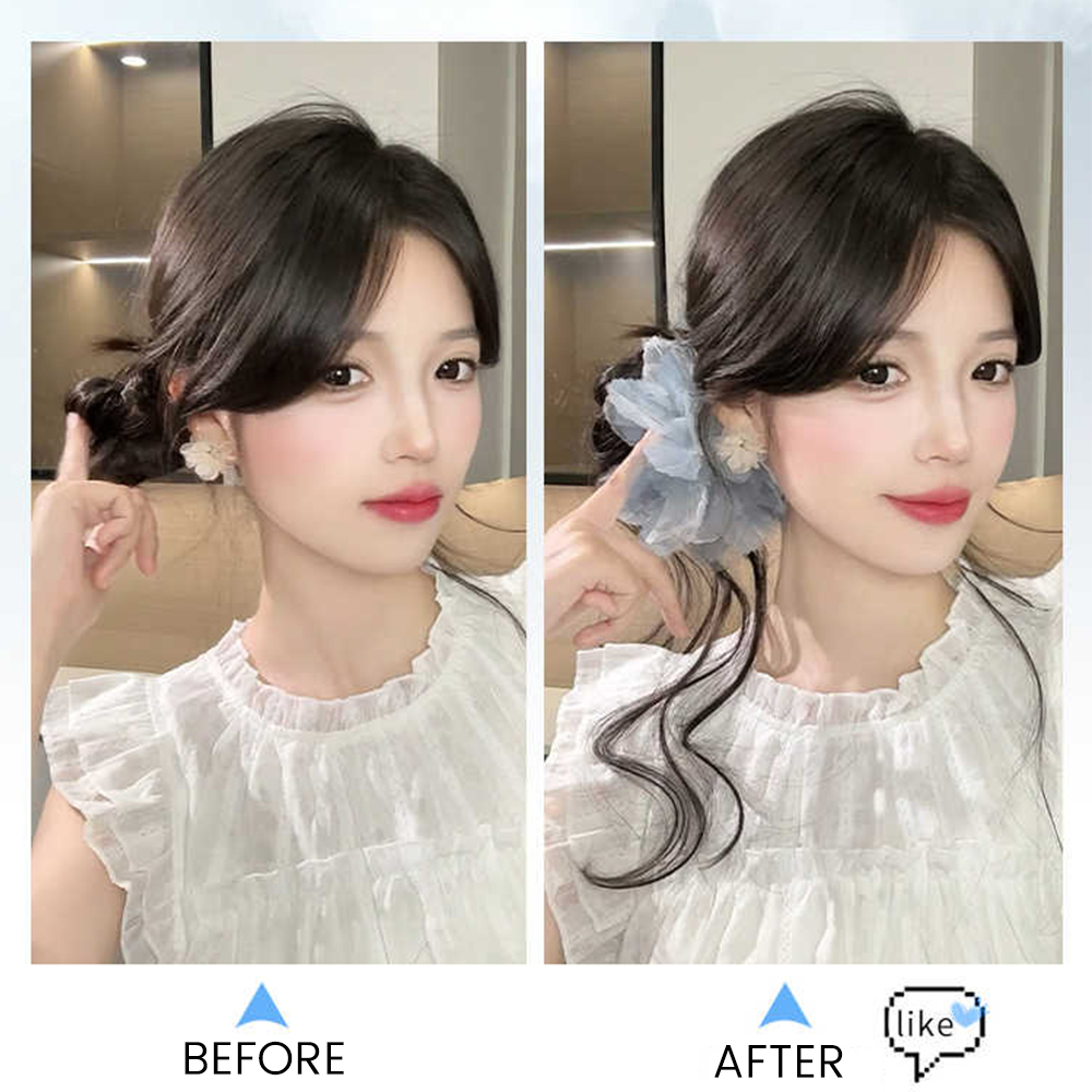 Sentetik Kısa Dalgalı Kıvırcık - Claw Clip Messy Bun Hair Piece incelemesi ve fiyatı