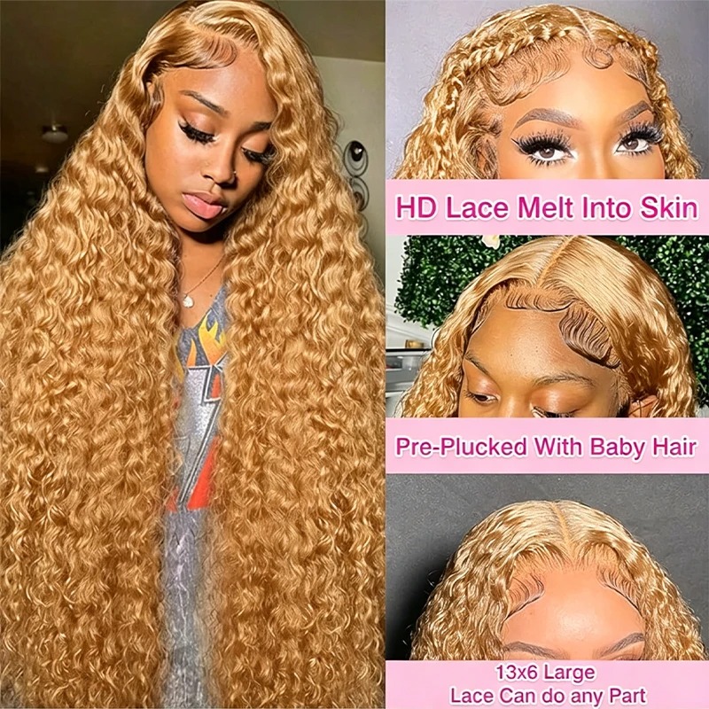 34 38 inç Bal Sarısı Peruk Ger - Lace Front Wigs incelemesi ve fiyatı
