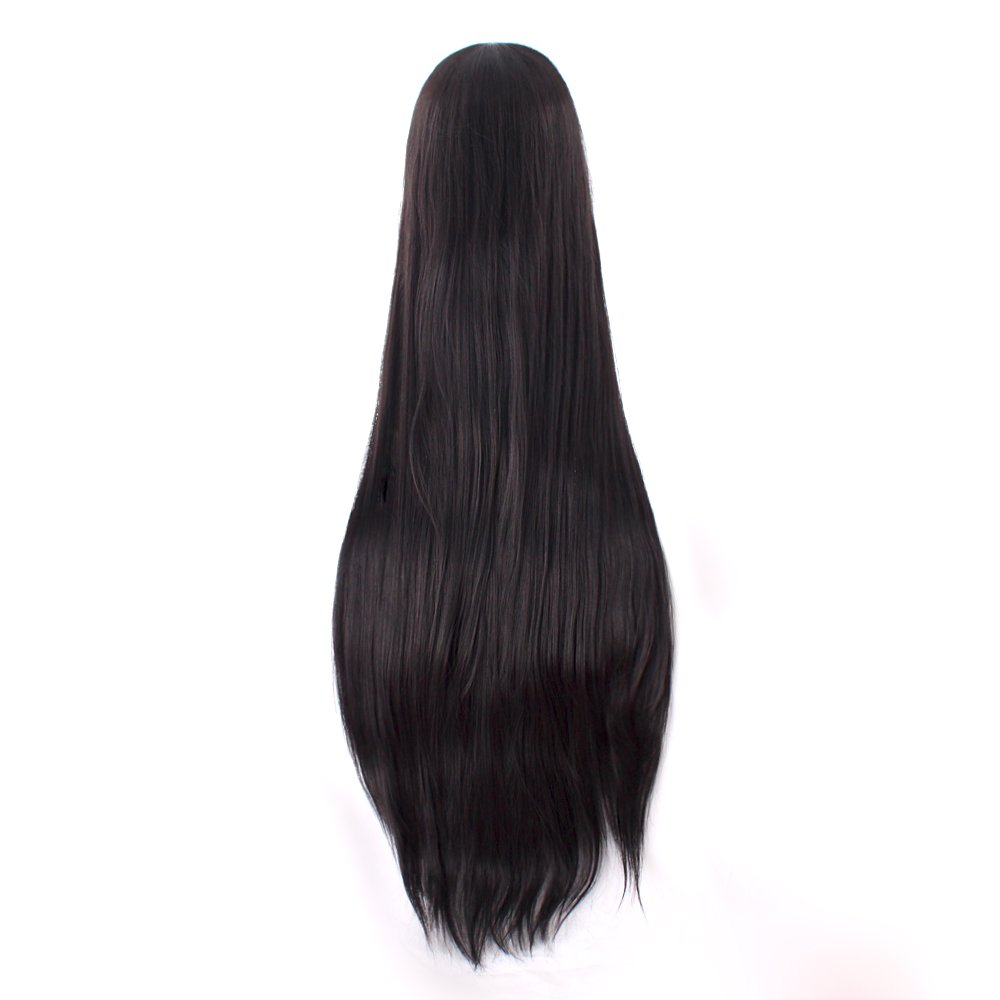 40 inç 100 cm Uzun Düz Cosplay - Synthetic Braided Wigs For Black Women incelemesi ve fiyatı