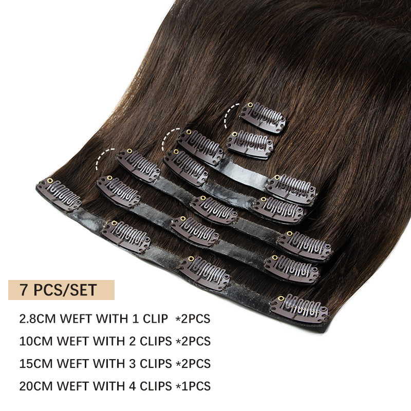 Görünmez Kalın PU Klip İnsan S - Seamless Clip In Hair Extensions Human Hair incelemesi ve fiyatı